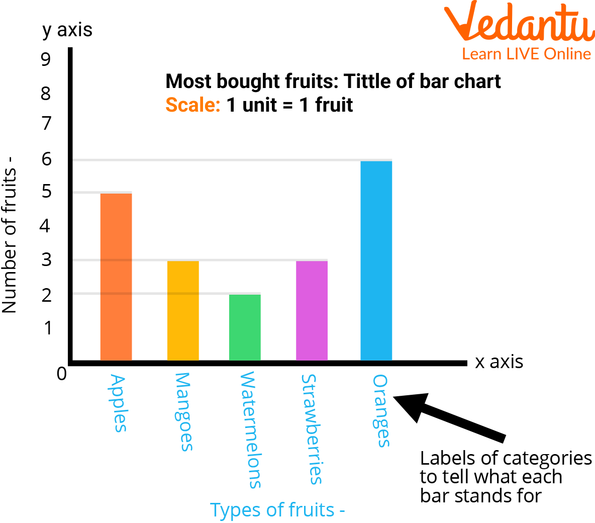 Bar Graph on Graph Paper