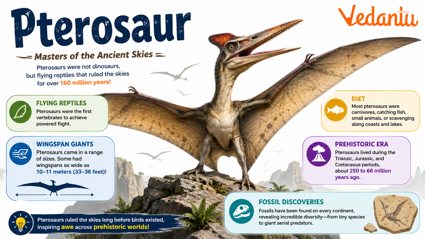 Pterosaur flying reptile