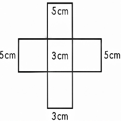 3. Determine the area and perimeter of the composite rectangular shape