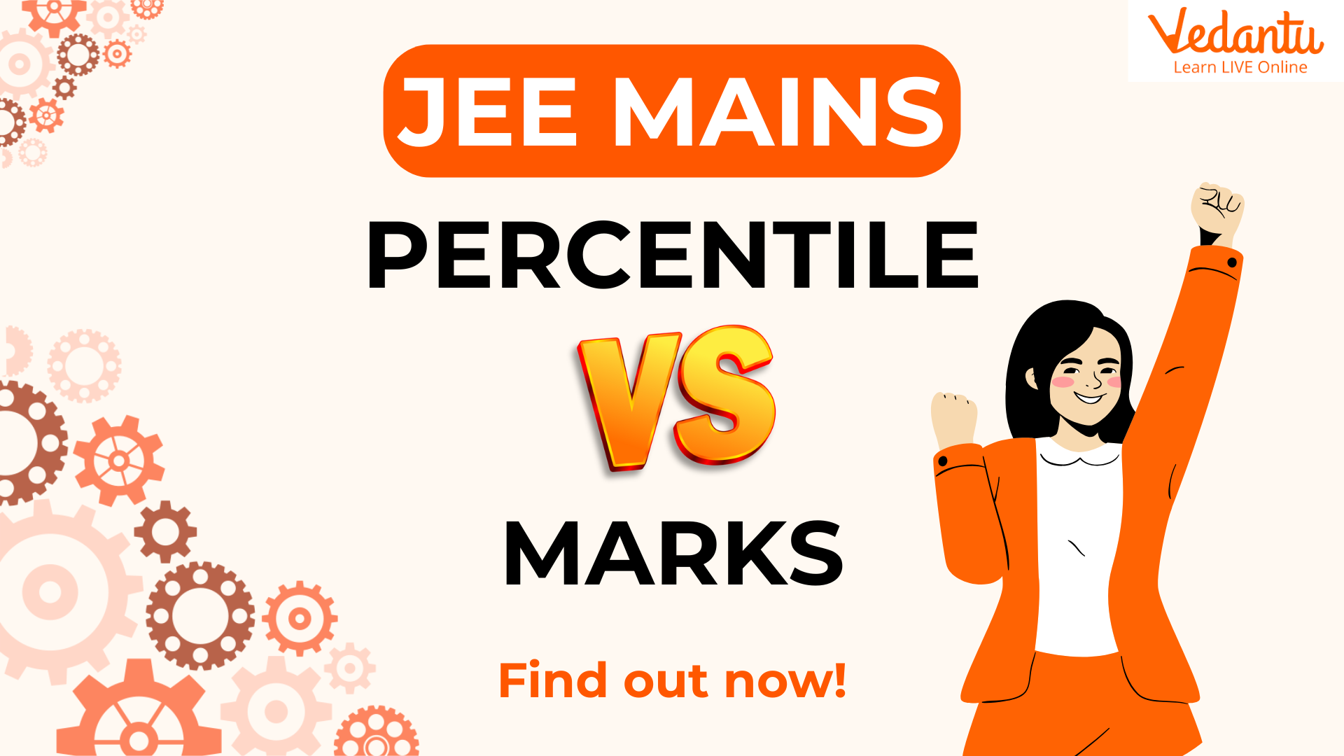 JEE Main marks vs percentile