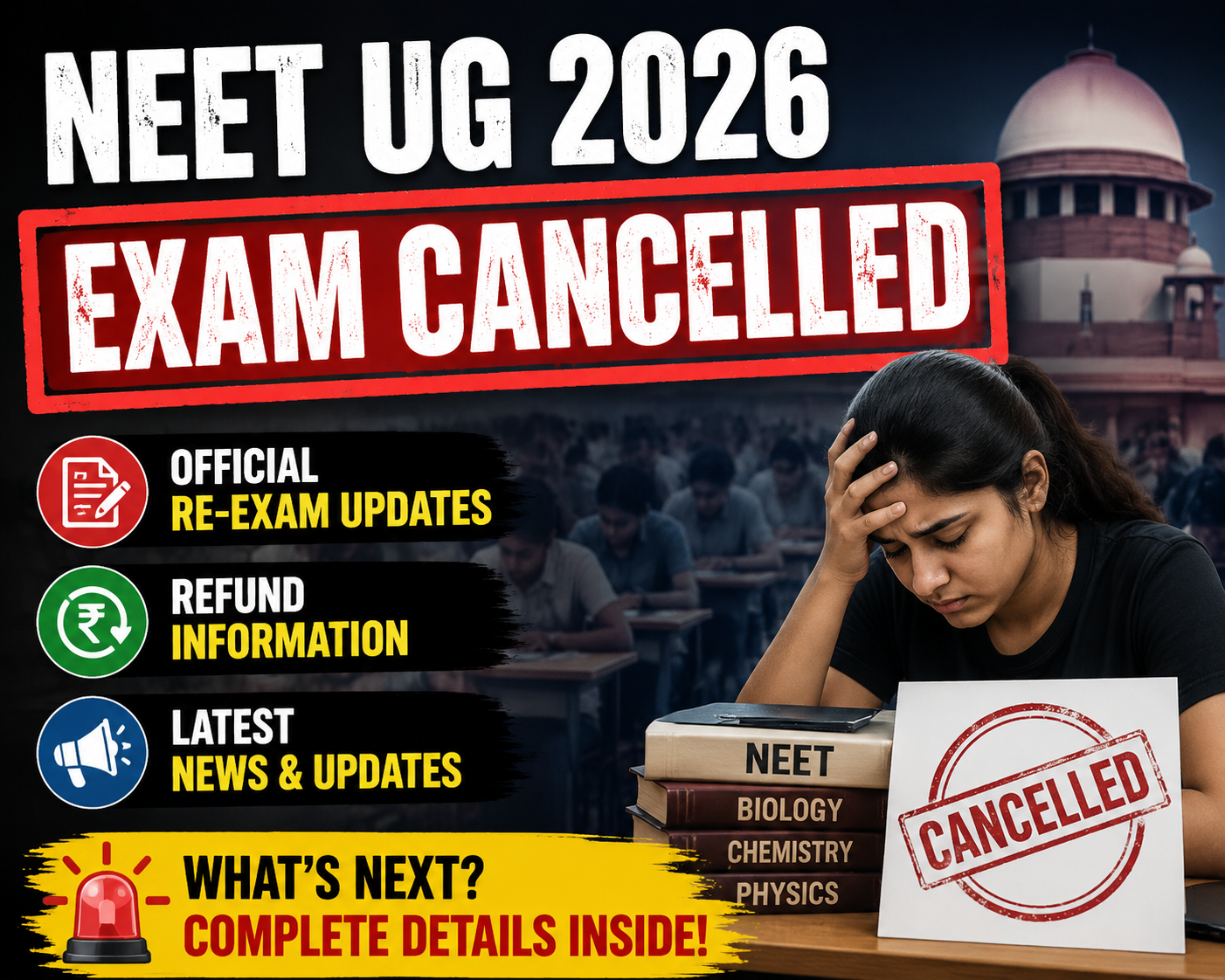 NEET UG 2026 Exam Cancelled