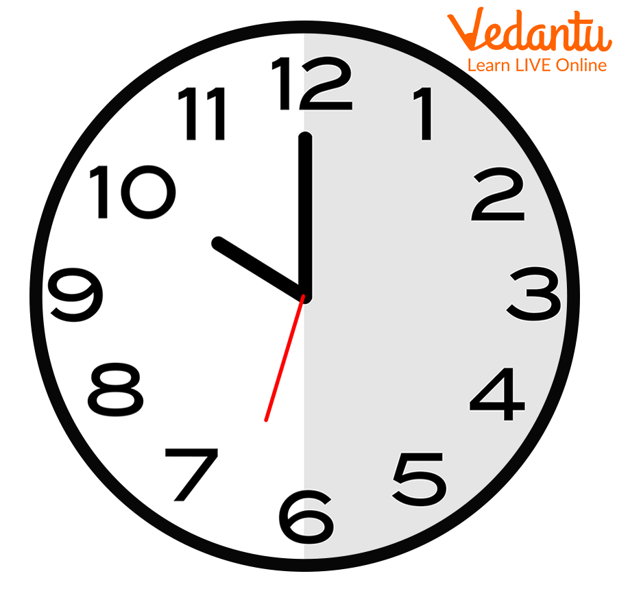 Analog clock showing time 10 o'clock