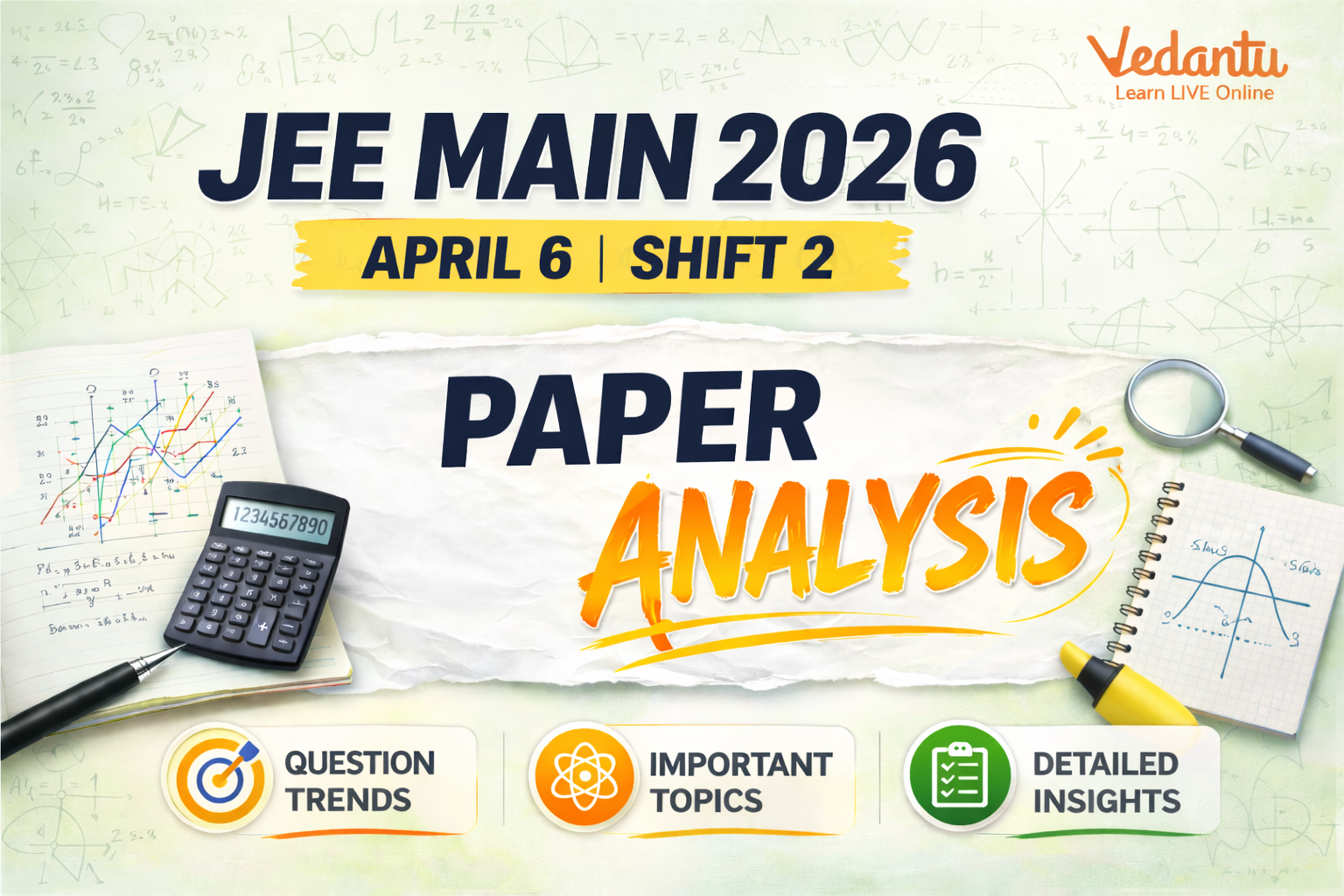 JEE Main 2026 April 6 Shift 2 exam