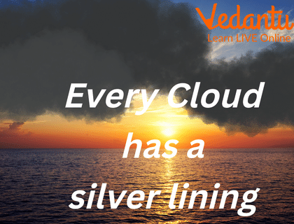 Every cloud has a silver lining