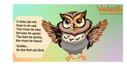 A Wise Old Owl Poem