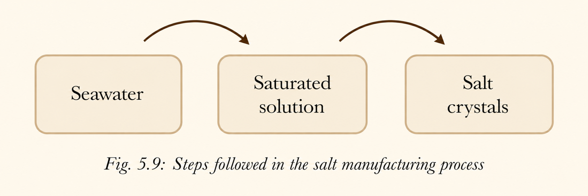 To study how salt crystals are obtained from seawater by evaporation..png