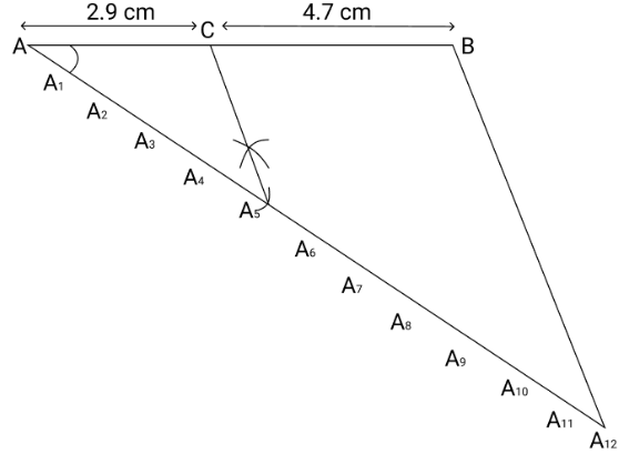 Dividing a line segment in required ratio