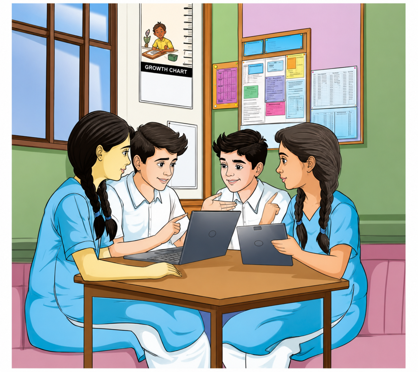 I work in groups of four. Each member of the group takes up one of the roles given below..png