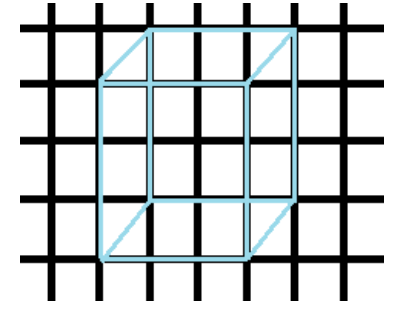 Oblique sketch of Cube