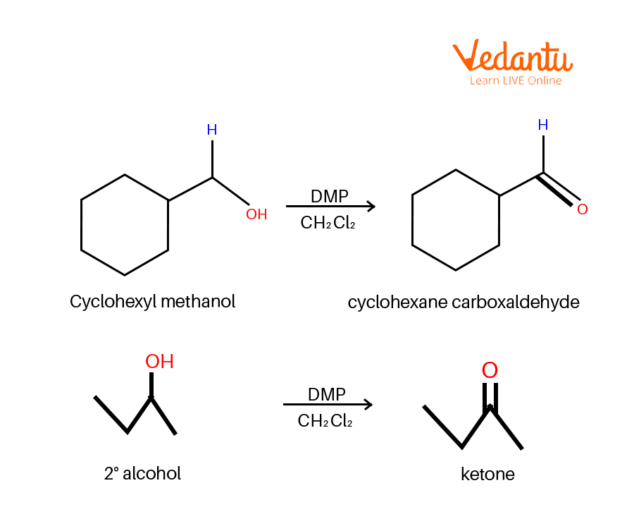 Dess Martin Oxidation Example