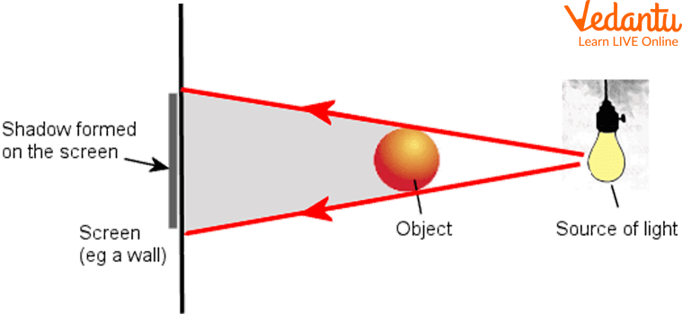 Geometrical Shadow of Bending Light