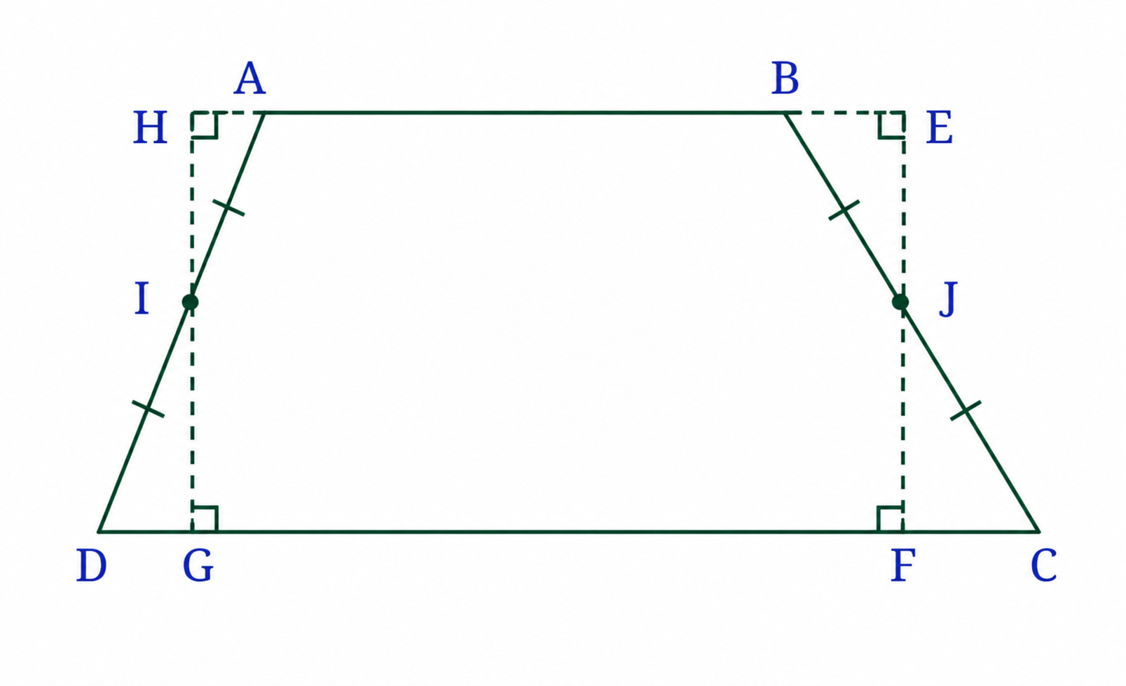 Here is one of the ways to convert trapezium ABCD into a rectangle EFGH of equal area.png