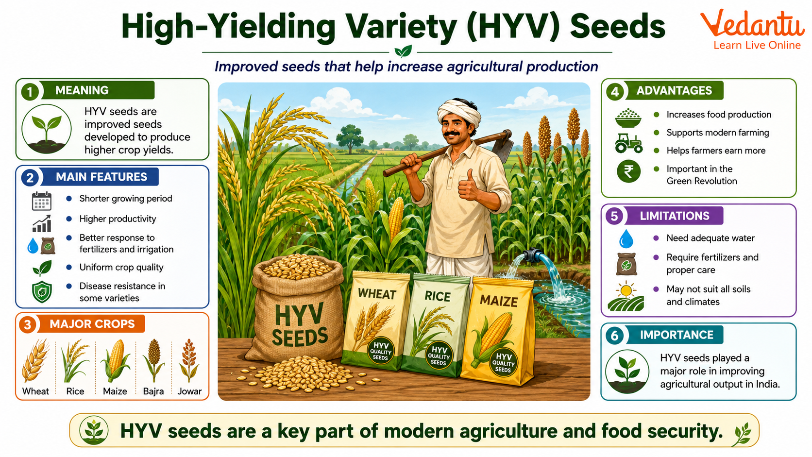 High-Yielding Variety (HYV) Seeds
