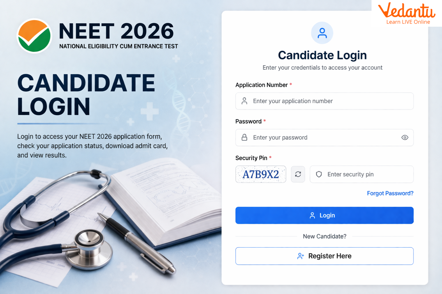 NEET Candidate Login 2026