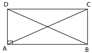 Diagonals of a Rectangle
