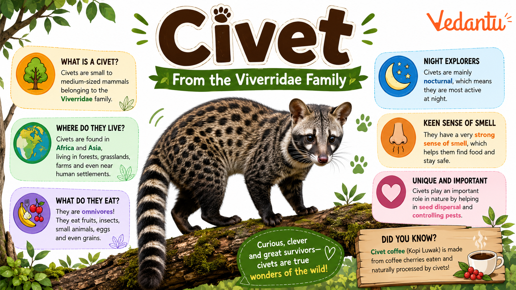 Civet Mammal Viverridae Family