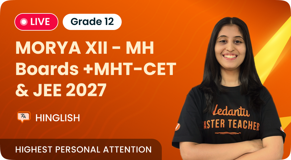 Morya 1 Year Course For MH + MHT CET + JEE 2027
