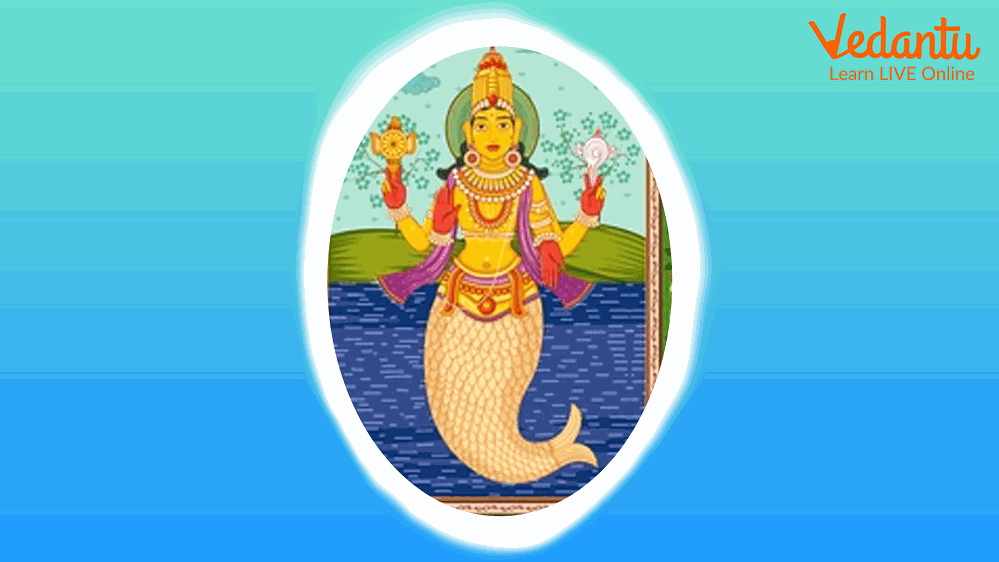 The Fish as Lord Vishnu