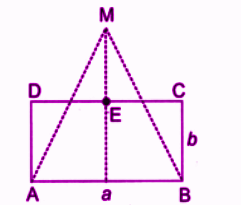 Give a method to transform a rectangle into a triangle of equal area.png