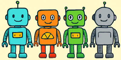 4 robots