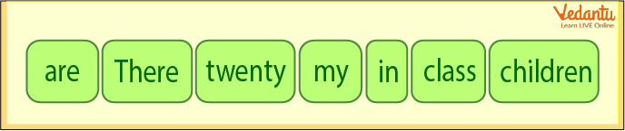 Unscramble the words and form a correct sentence