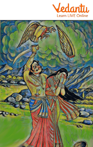 Jatayu killed by Ravana