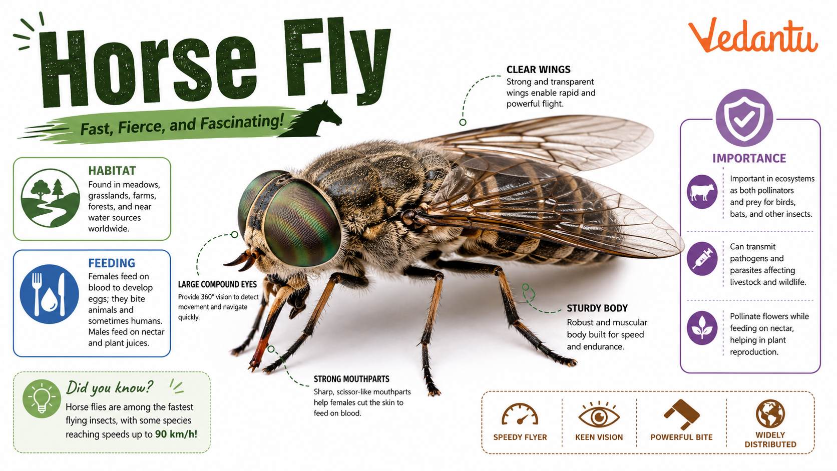 Horse Fly Facts Bites Identification Guide