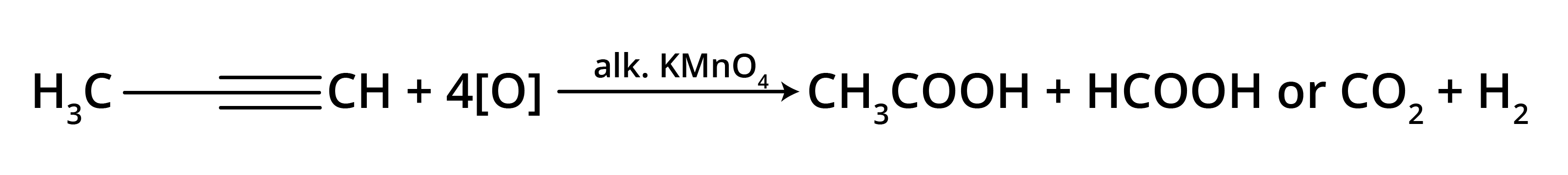 Oxidation of Alkyne