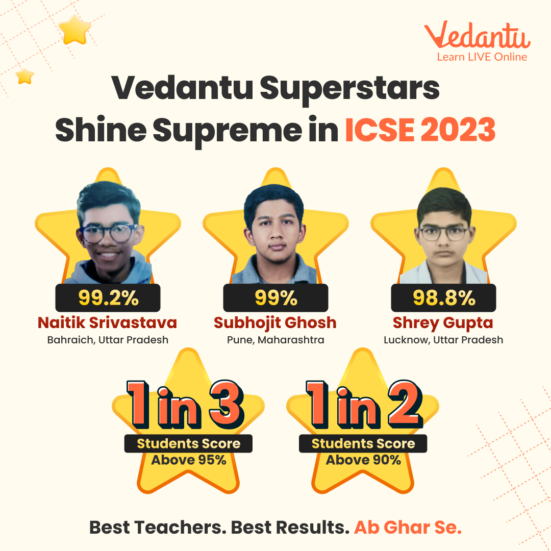 Vedantu Superstars Shine Supreme in ICSE 2023