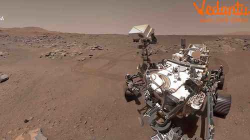 Perseverance Rover Navigating Mars