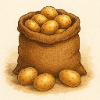 Sack of potatoes