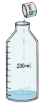 Find a dosing cup or a bottle of 10 ml and try to find how many 10 ml will fill a 100 ml bottle
