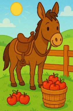 Class 1 Reading Comprehension Childrens Stories Mule Thoughts Worksheets