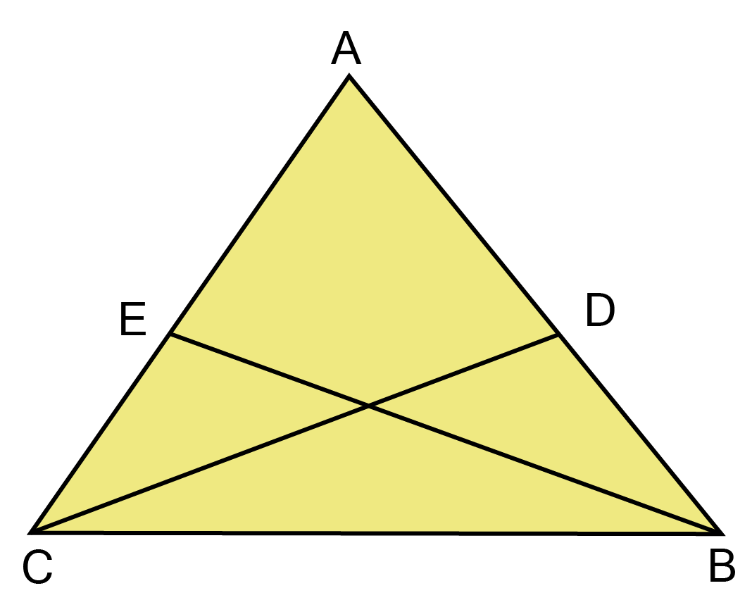 AE=AD and BD=CE. Prove that $\vartriangle $AEB$ \cong $\vartriangle $ADC