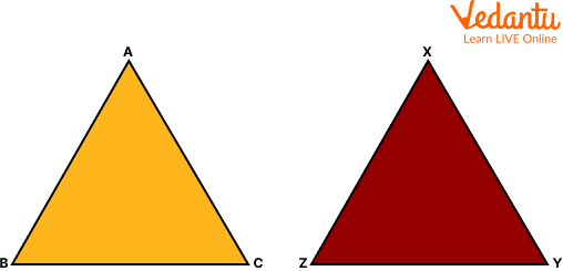 Congruent triangles