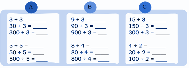Using the above way of thinking, solve the following problems. Observe and explain the patterns that you notice below.