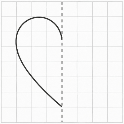 Complete the Symmetrical Shape
