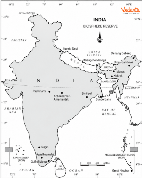 Figure 5.8 – India: Biosphere Reserves