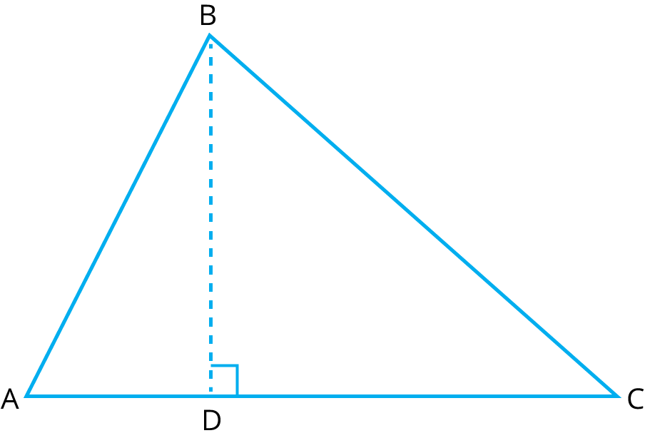 Right angled triangle ABC
