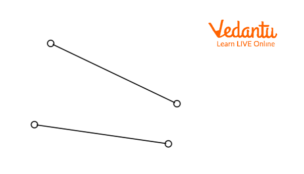 Two congruent Line Segments