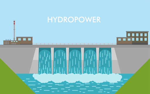 hydroelectric energy generation from water