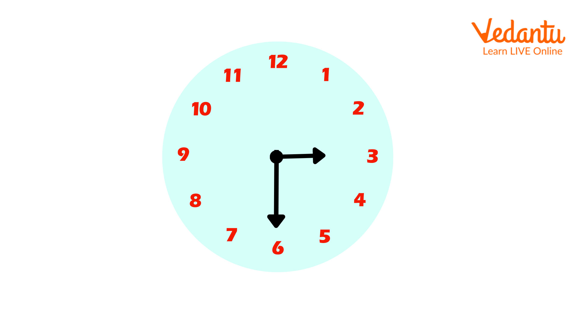 A clock, showing the time as 3:30
