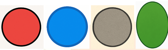 Circle the shape that is different from the others