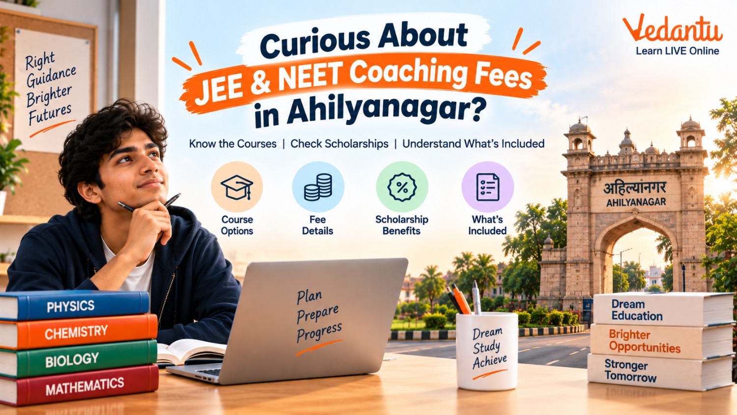 Vedantu JEE & NEET Coaching Fees in Ahilyanagar