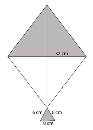 A square shape with isosceles triangle base