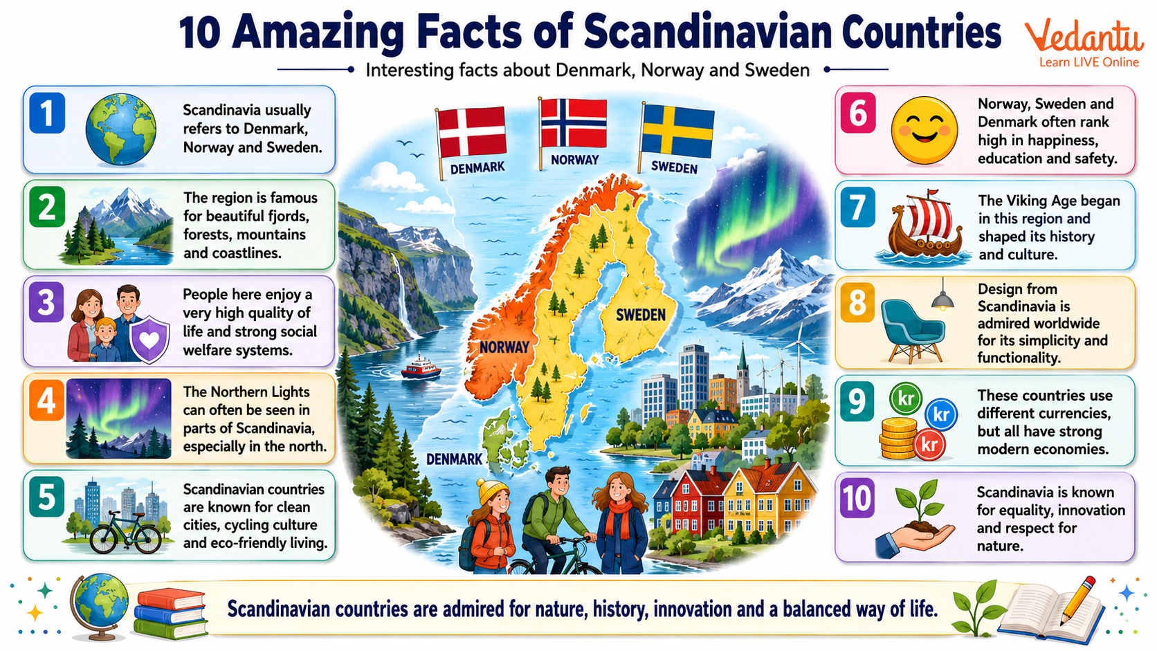 10 Amazing Facts of Scandinavian Countries