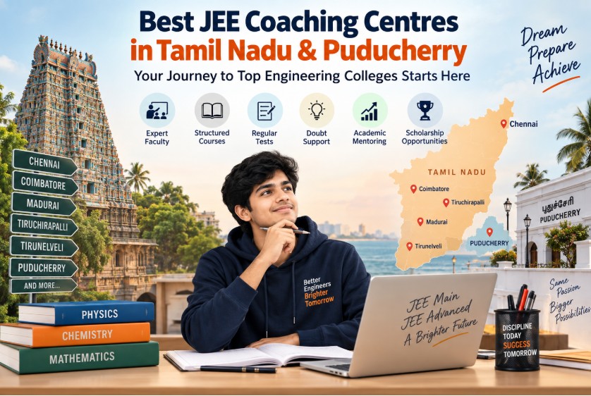 Best JEE Coaching Centres in Tamil Nadu & Puducherry