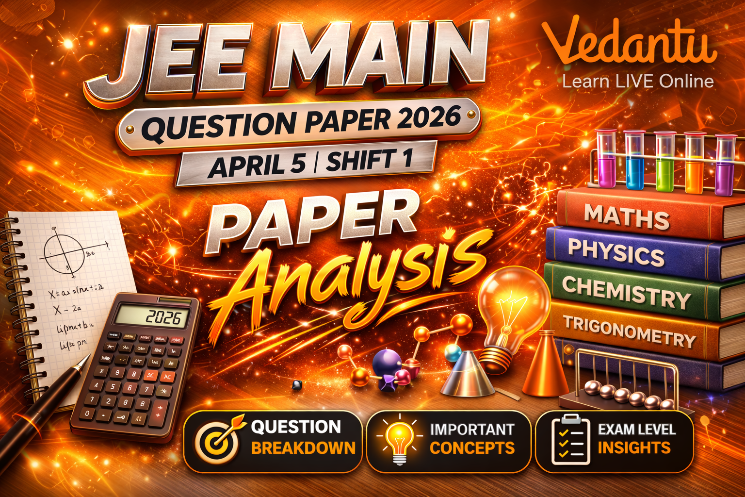 JEE Main 2026 April 5 Shift 1 question paper
