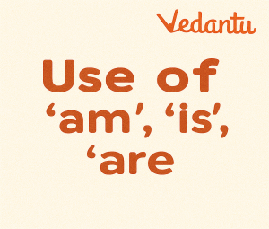Class 1 English Use of 'Am','Is','Are' Worksheets