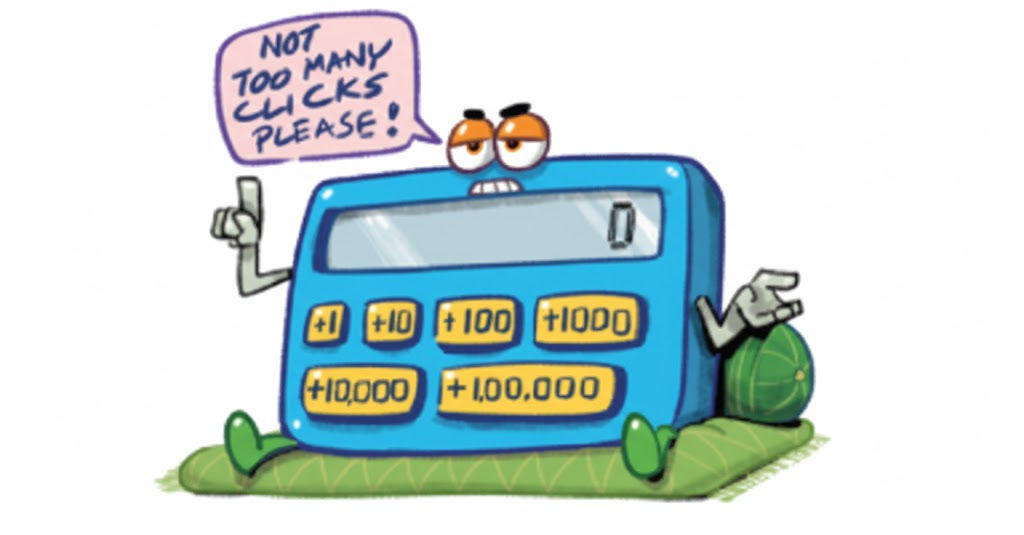 Systematic Sippy is a different kind of calculator. It has the following buttons: